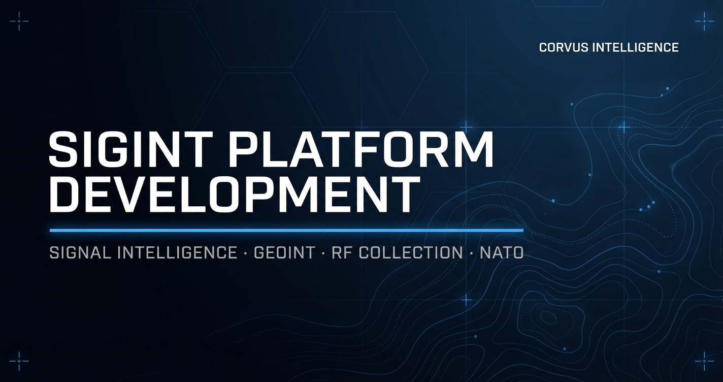 SIGINT Platform Development for Defense & Intelligence | Corvus ...